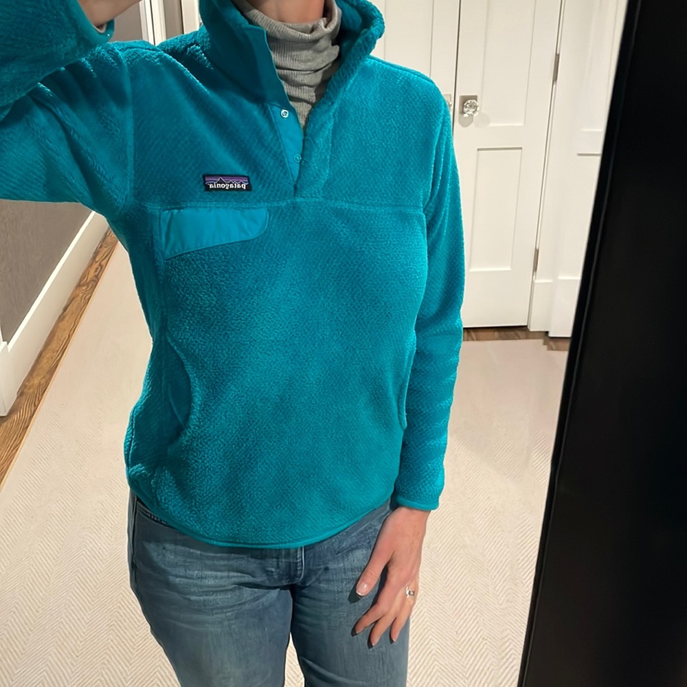 Patagonia fleece pullover - Turquoise Size S